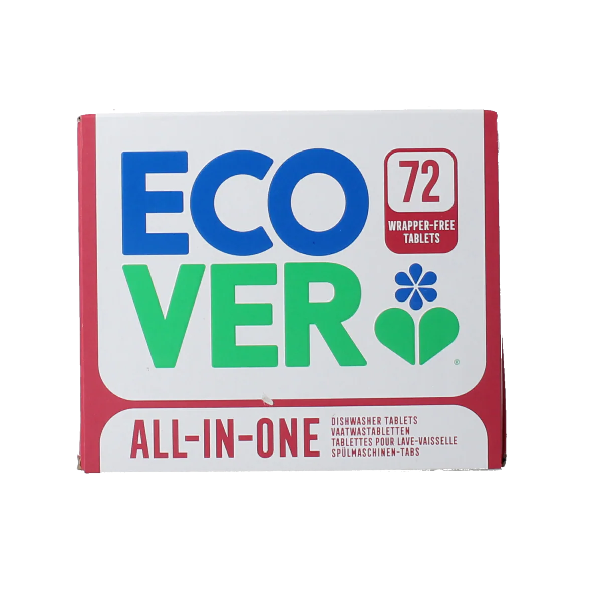 Ecover Vaatwasmachine tabletten all-in-one 72.00 Stuks