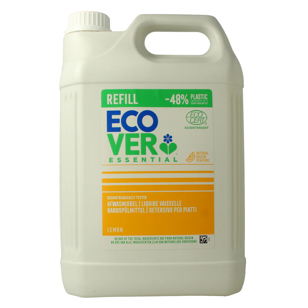 Ecover Essential afwasmiddel citroen 5.00 Liter