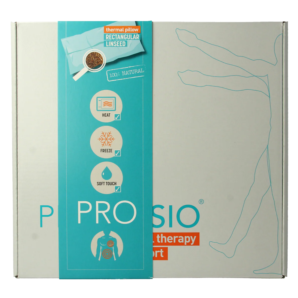 ProFysio Rectangle 20 x 40cm 1.00 Stuks