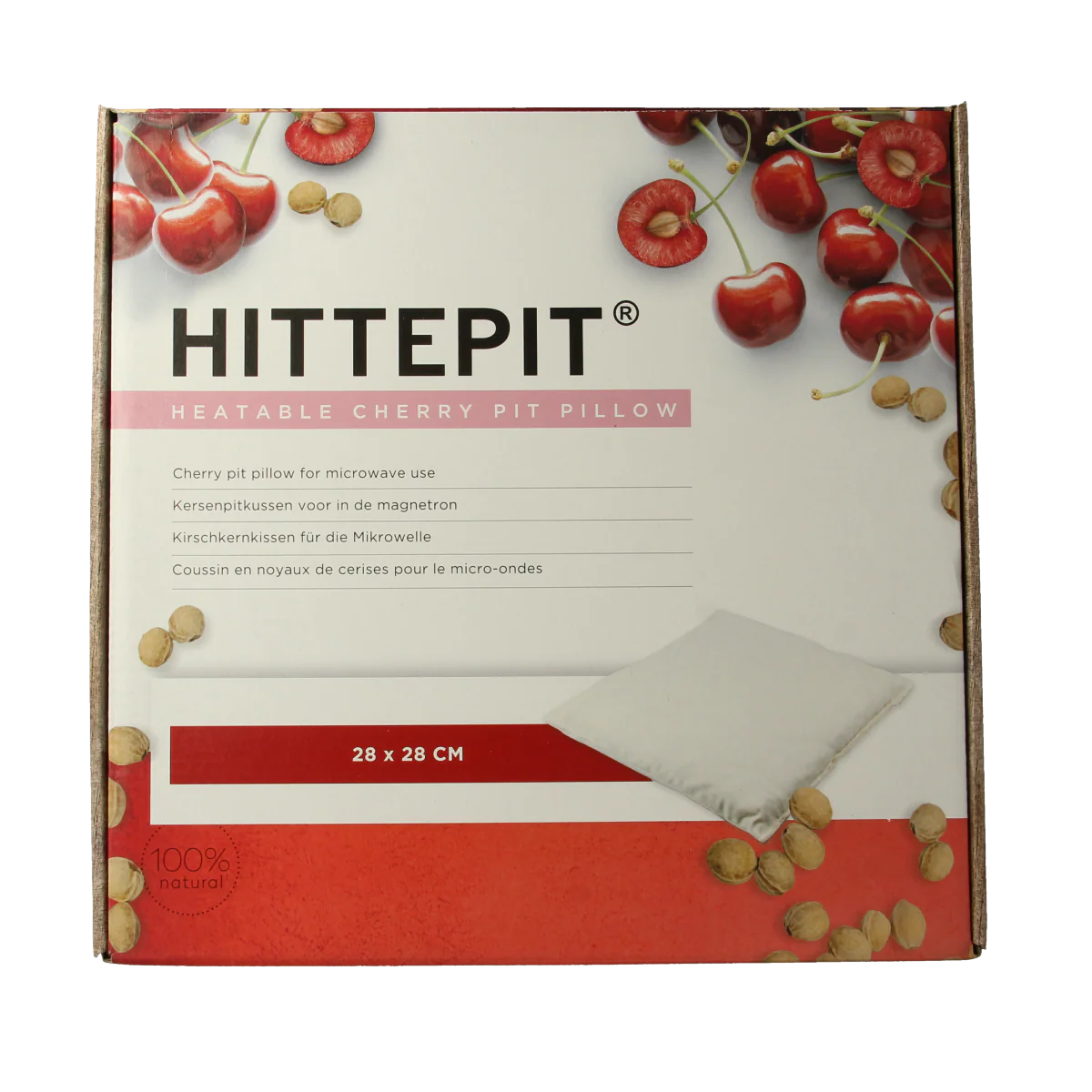 Hittepit Vierkant kersenpitjes 1.00 Stuks