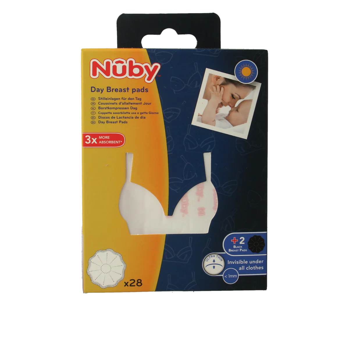 Nuby Borstcompres ultra dun 28.00 Stuks