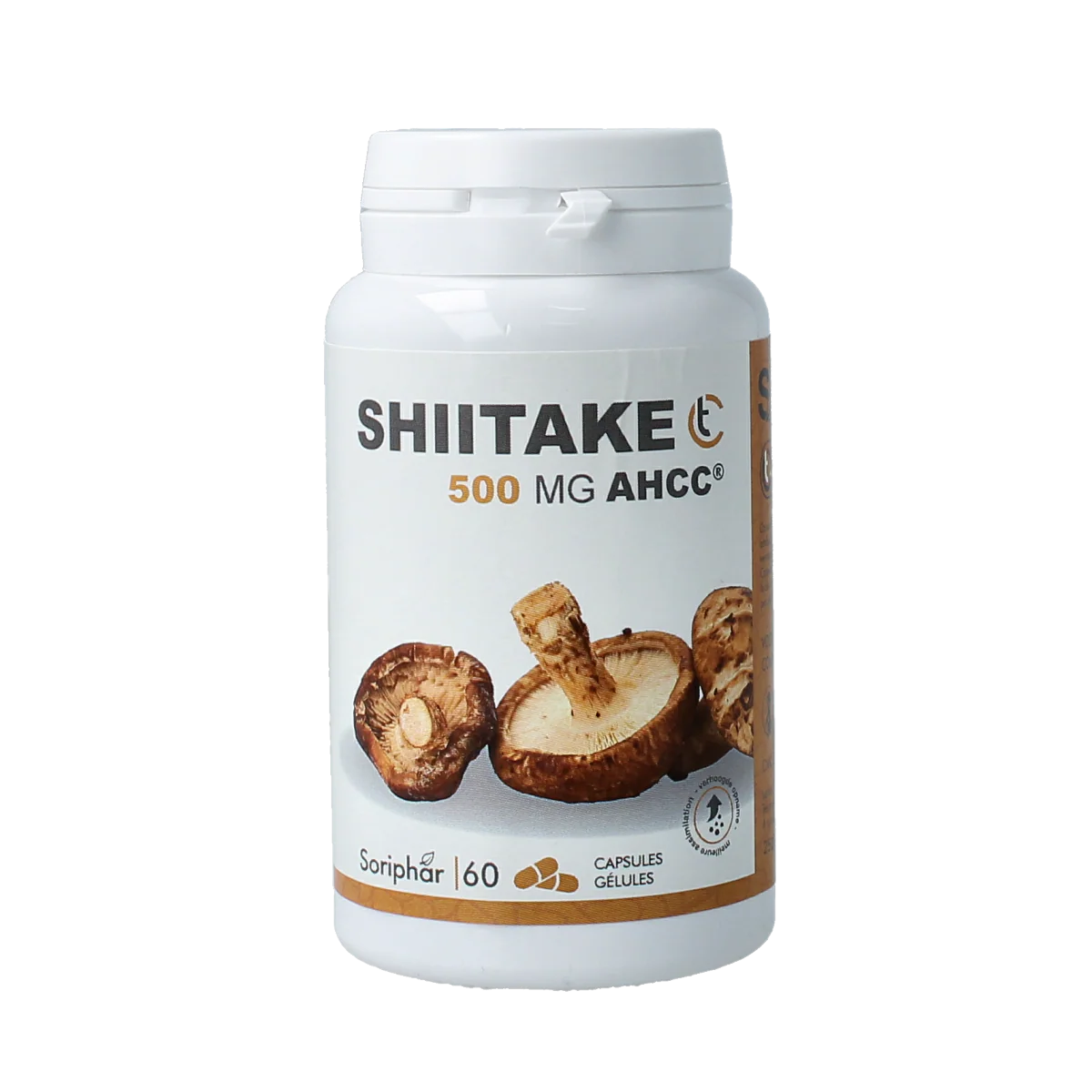 SoriaBel Shiitake AHCC 500mg 60.00 Capsules