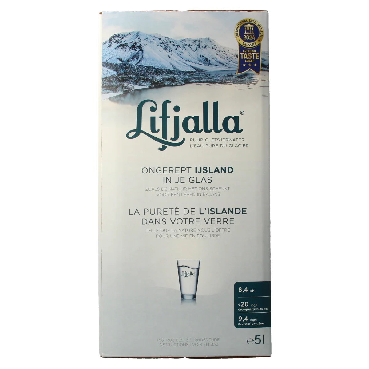 Lifjalla Water uit IJsland 5.00 Liter