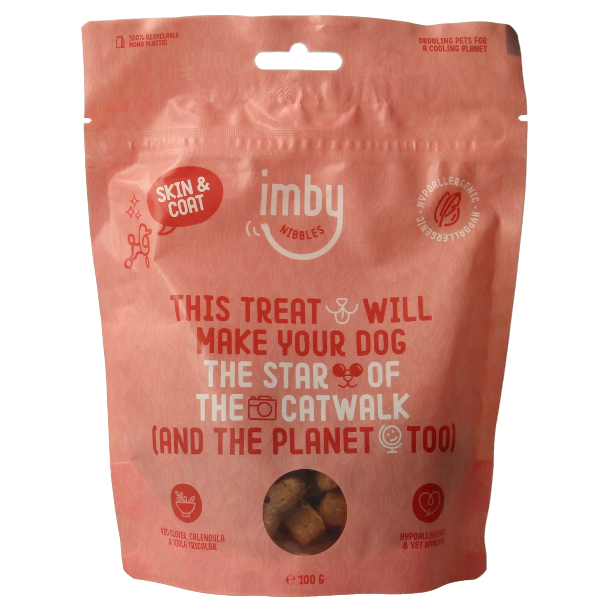 Imby Pet Food  Hondensnack biscuit insecteneiwitten 100.00 Gram