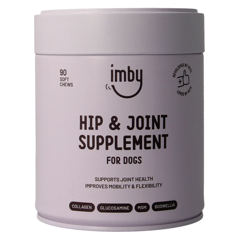 Imby Pet Food  Gewrichten & mobiliteit supplementen hond 90 Kauwtabletten