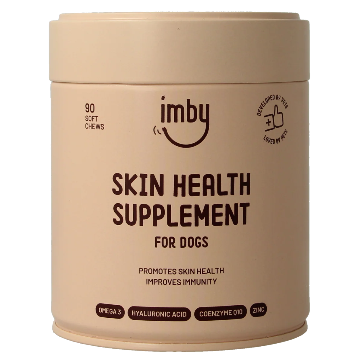 Imby Pet Food  Huid & vacht supplement hond 90.00 Kauwtabletten
