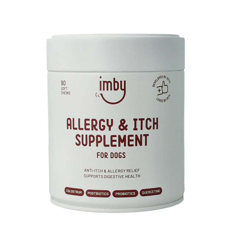 Imby Pet Food  Supplement hond anti-allergie & jeuk 90 Kauwtabletten