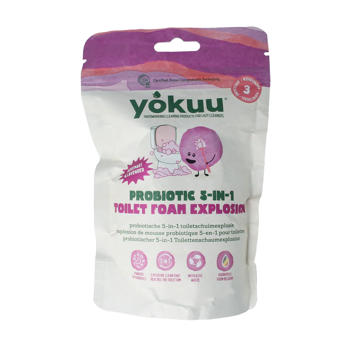 Yokuu Probio toilet schuim 5 in 1 300.00 Gram