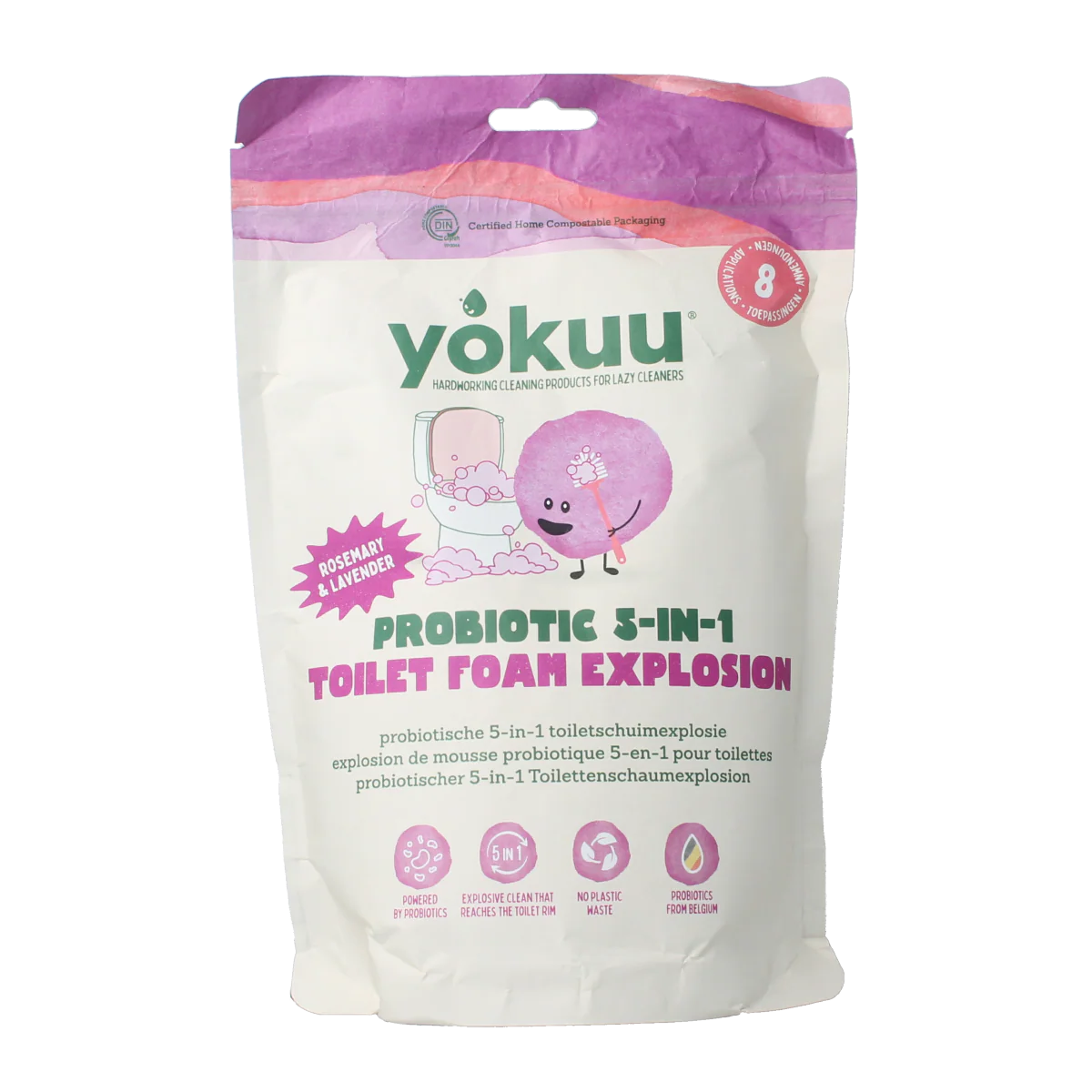 Yokuu Probio toilet schuim 5 in 1 800.00 Gram