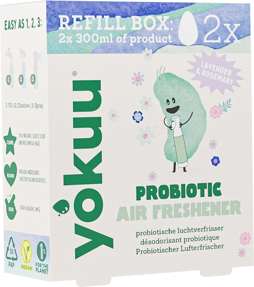 Yokuu Probiotische luchtverfrisser refill (parels) 2 Stuks