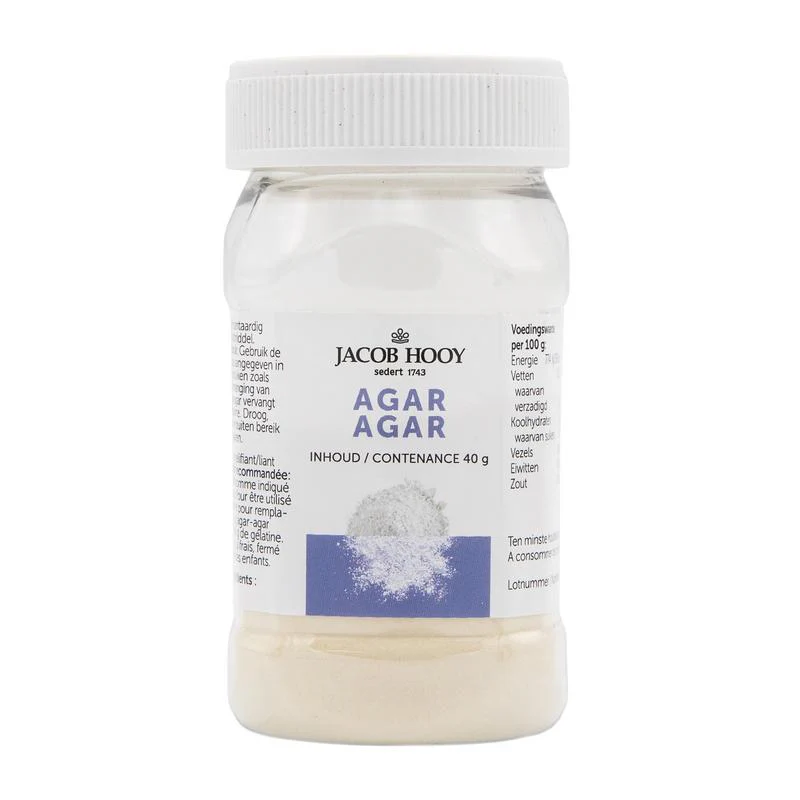 Jacob Hooy Agar agar 40.00 Gram