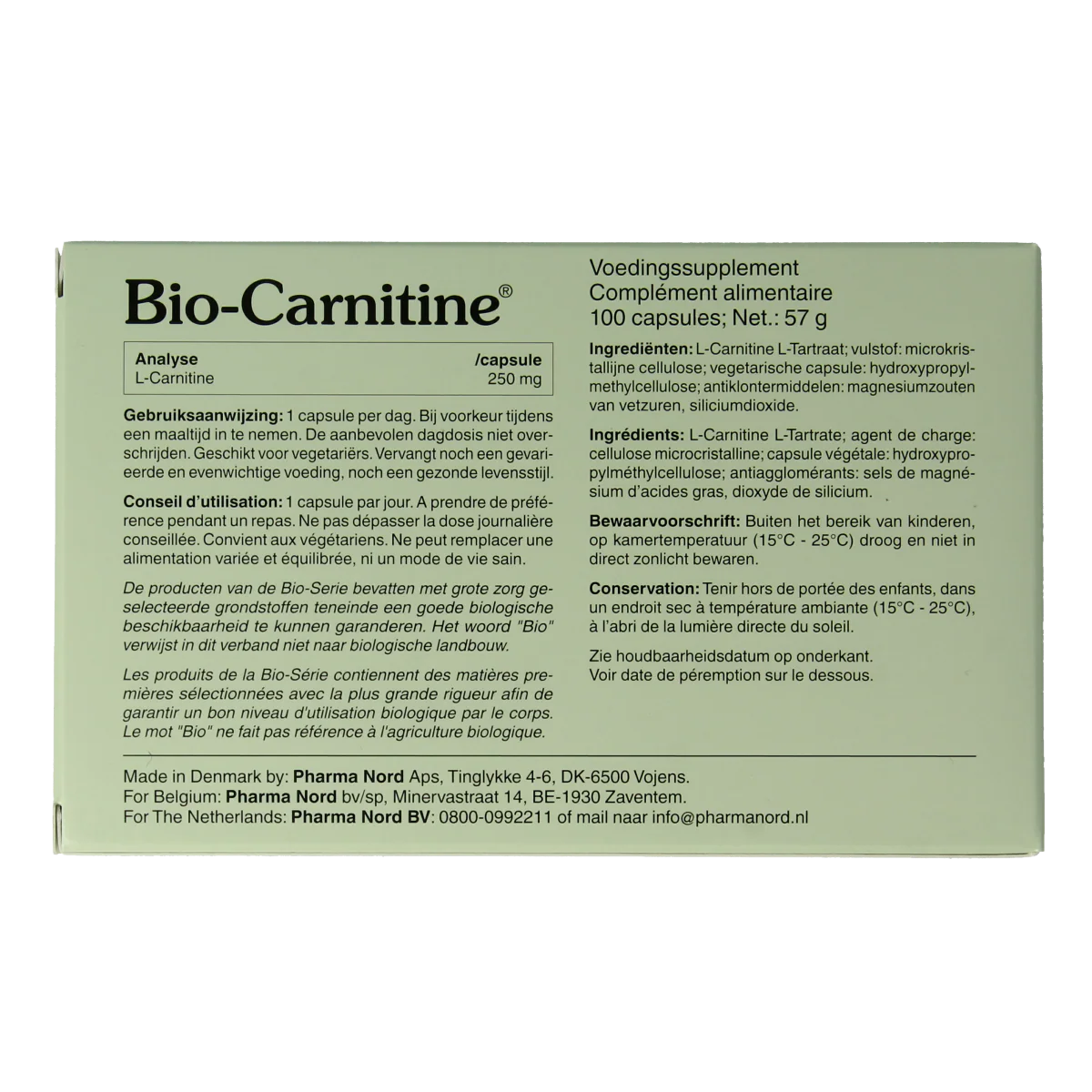 Pharma Nord Bio carnitine 100.00 Capsules