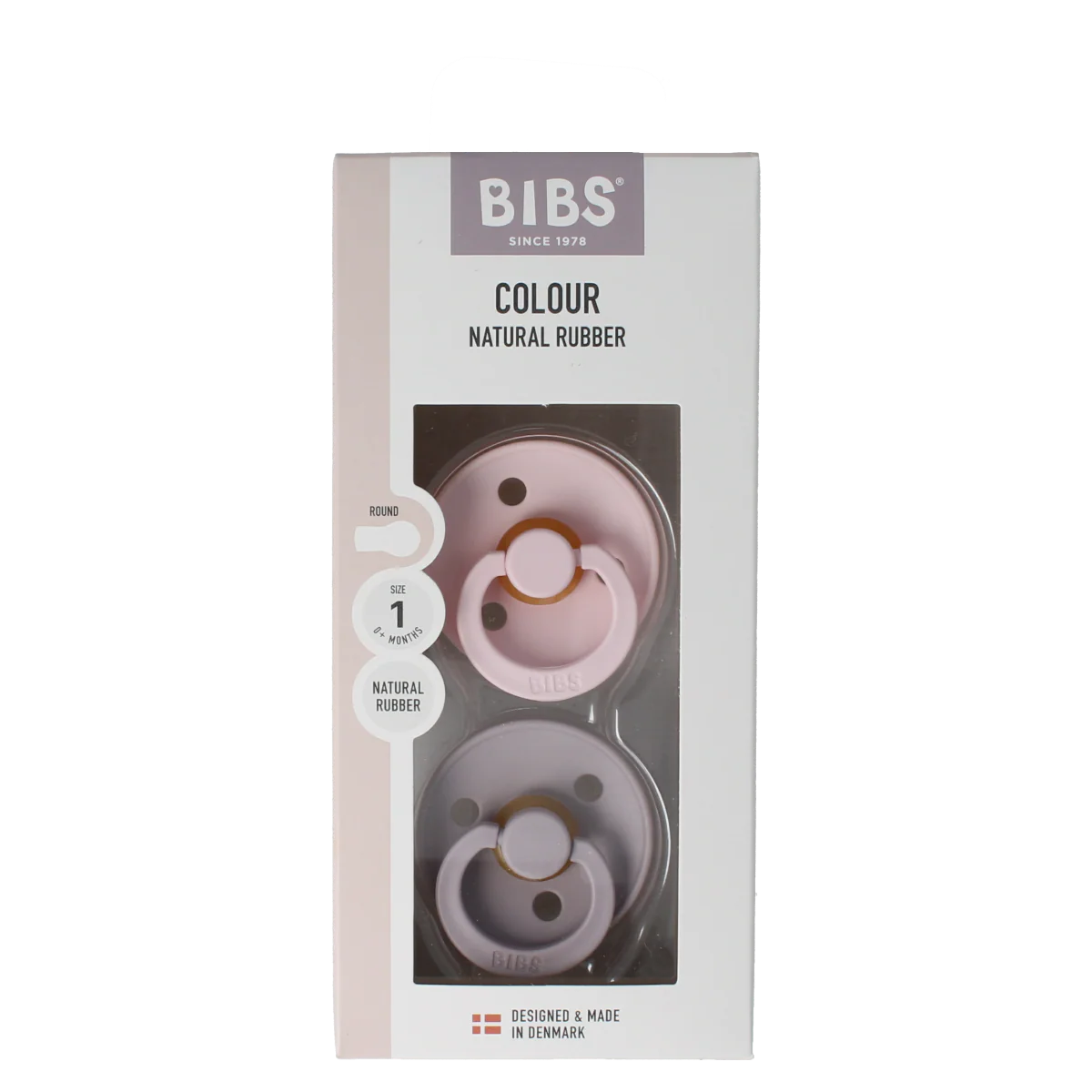 Bibs Fopspeen maat 1 blossom dusky lilac 2.00 Stuks
