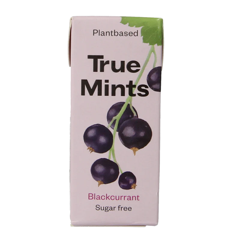 True Mints Blackcurrant suikervrij 13 Gram