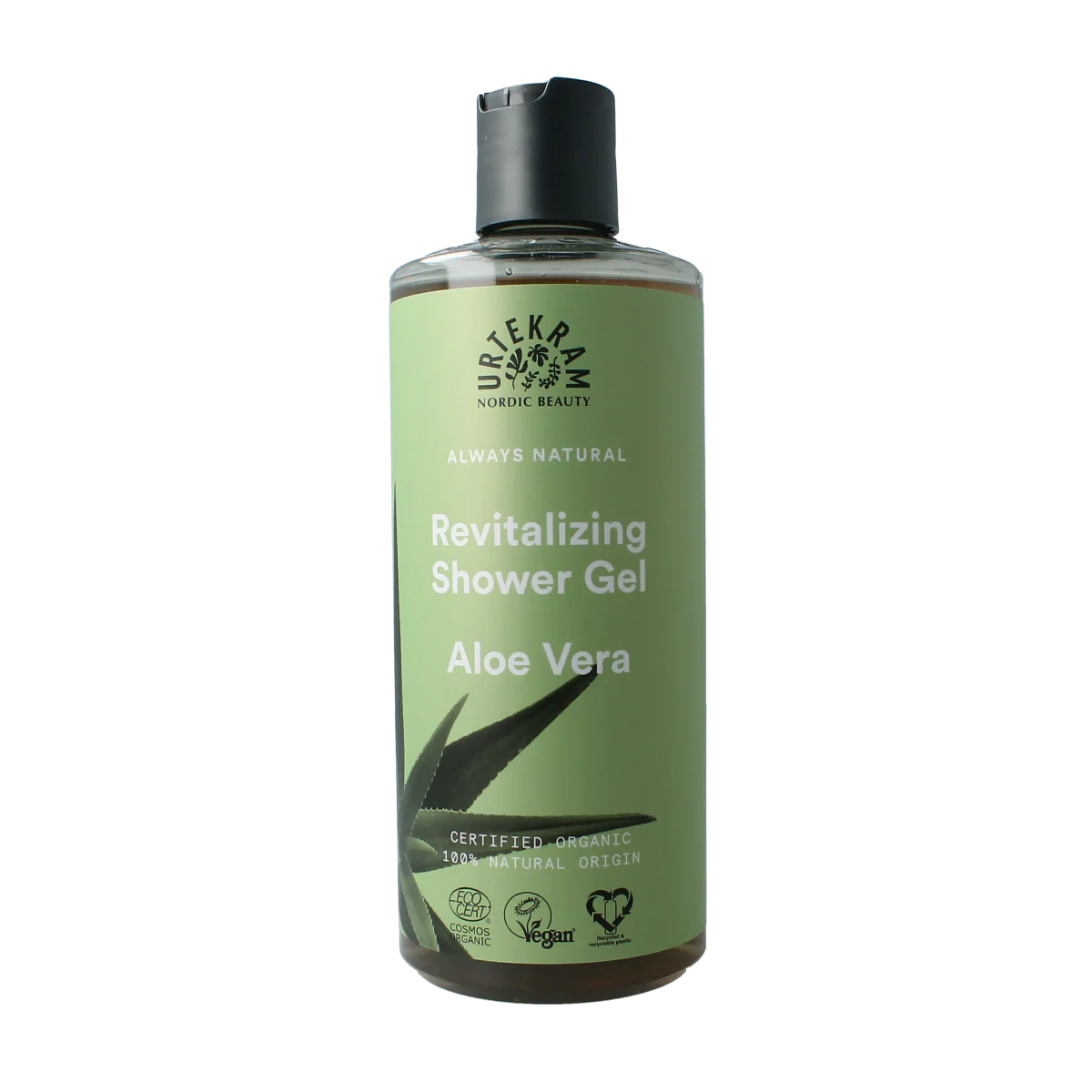Urtekram Douchegel aloe vera 500.00 Milliliter