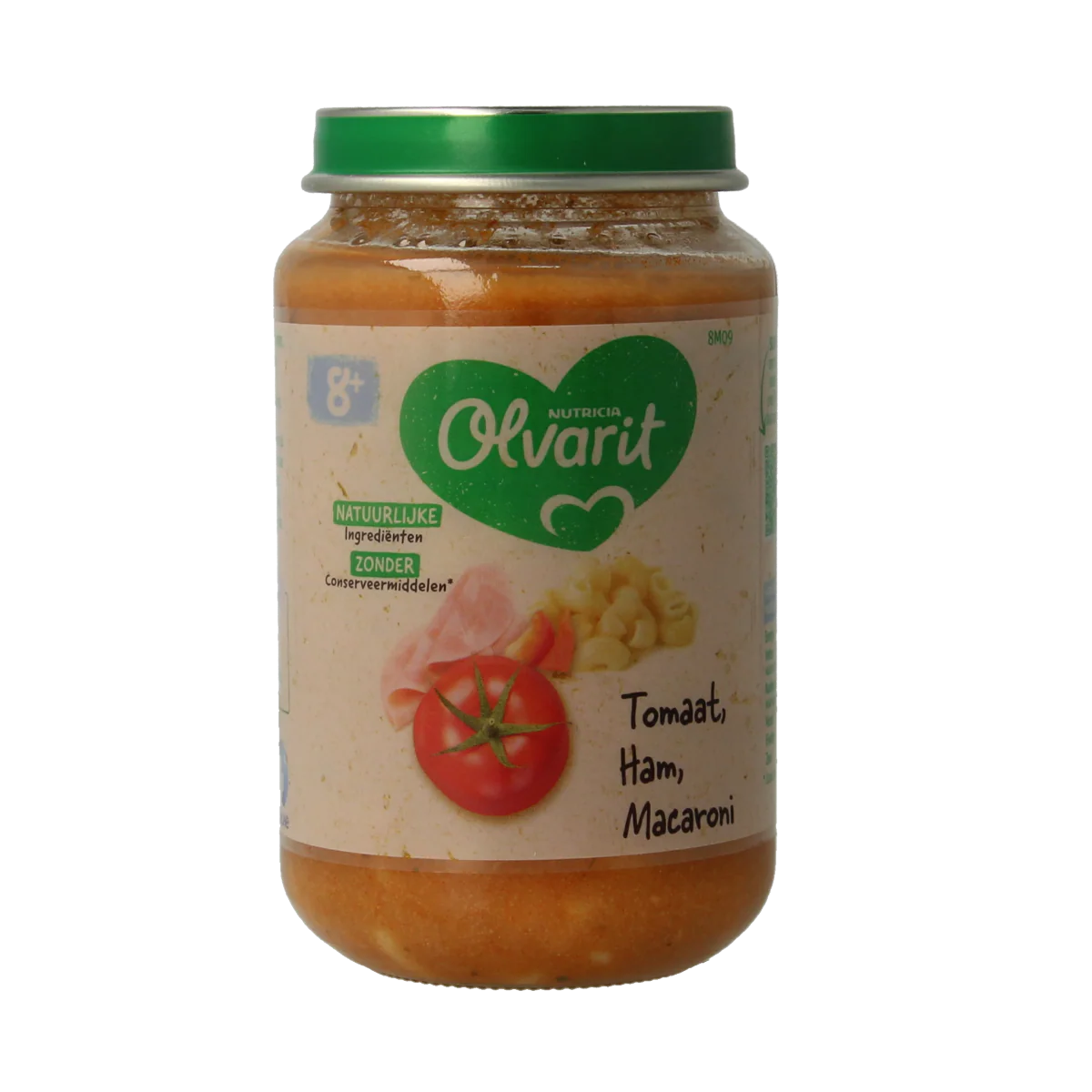 Olvarit Tomaat ham macaroni 8M09 200.00 Gram