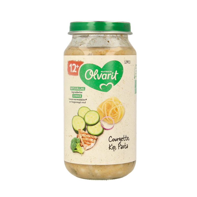 Olvarit Courgette kip pasta 12M13 250 Gram