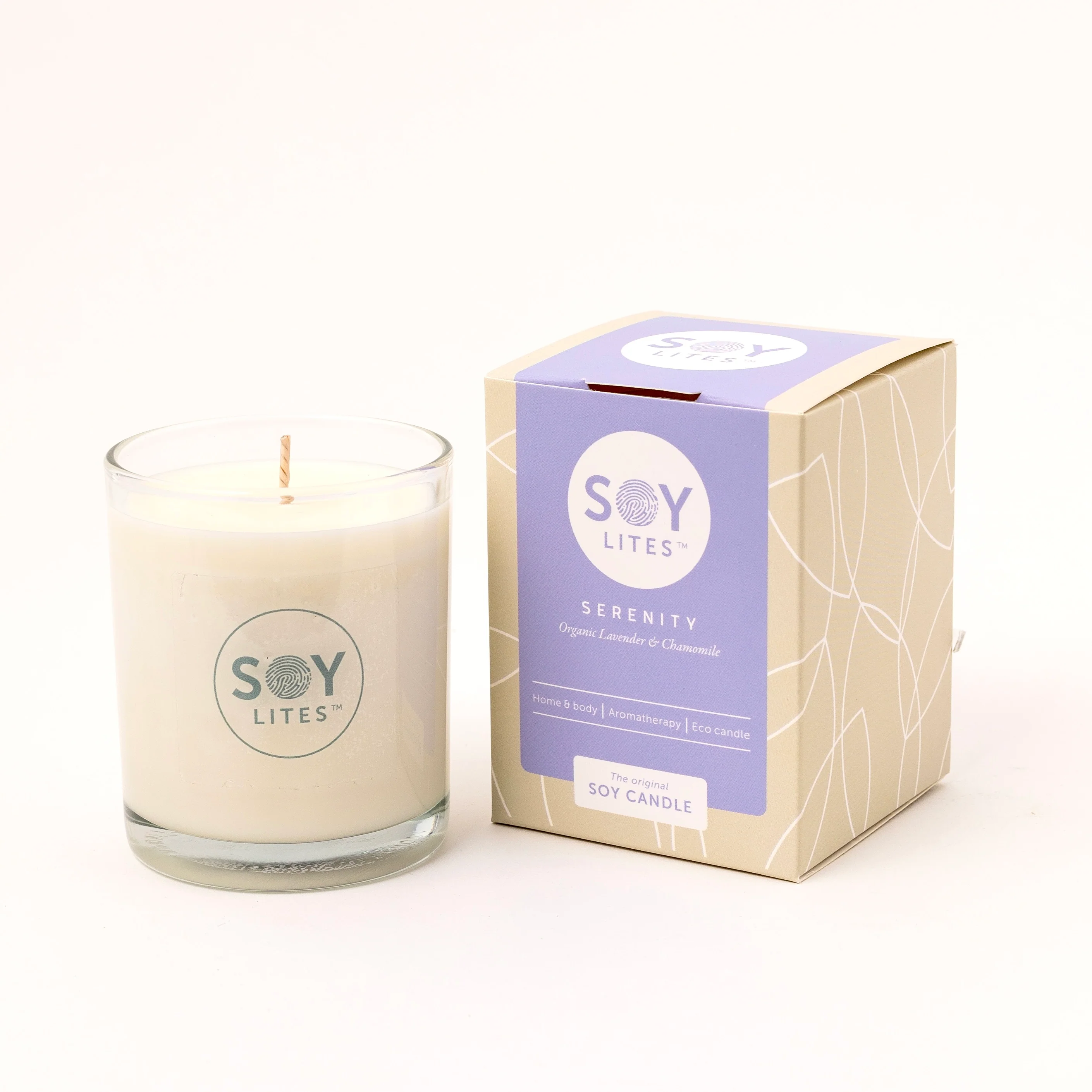 Soylites Soja geurkaars serenity 220 Milliliter