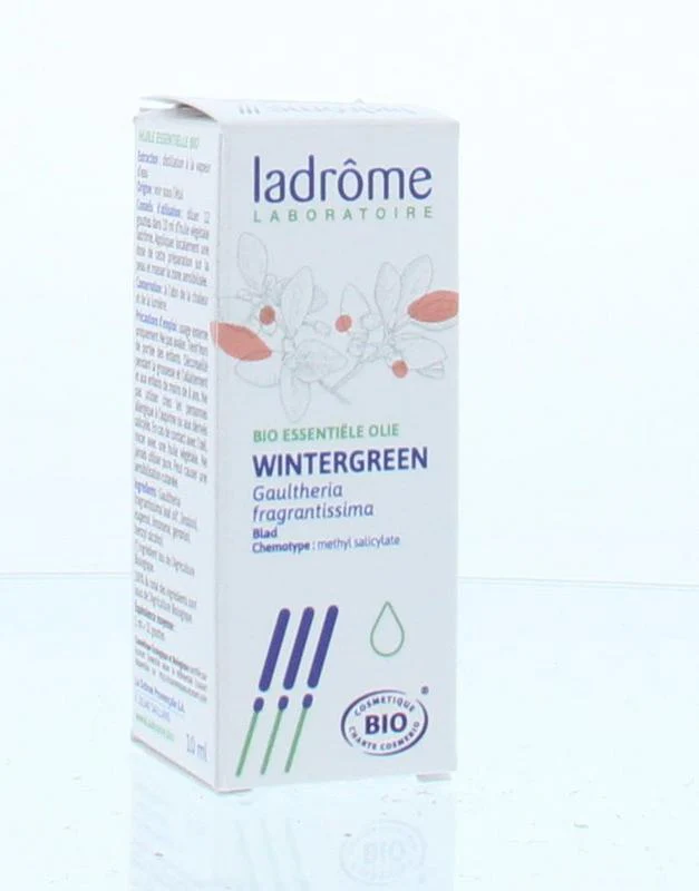 Ladrome Wintergreen olie bio 10.00 Milliliter