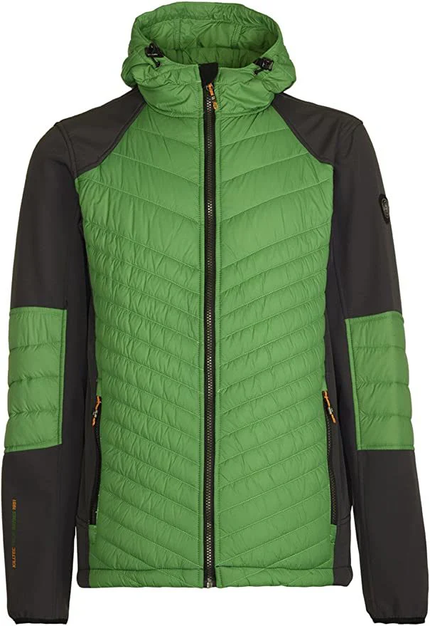 Killtec Omar Ski Jas Heren – Groen/Grijs