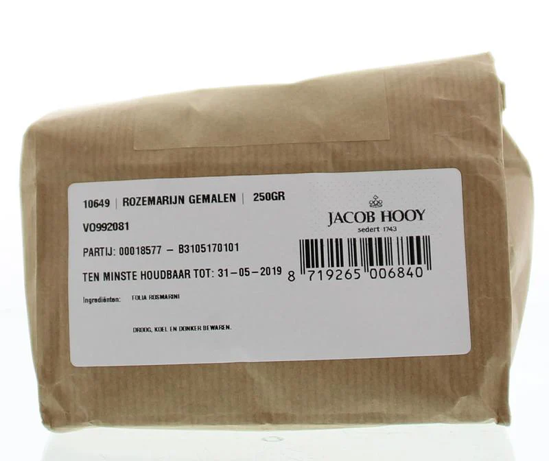Jacob Hooy Rozemarijn gemalen 250.00 Gram
