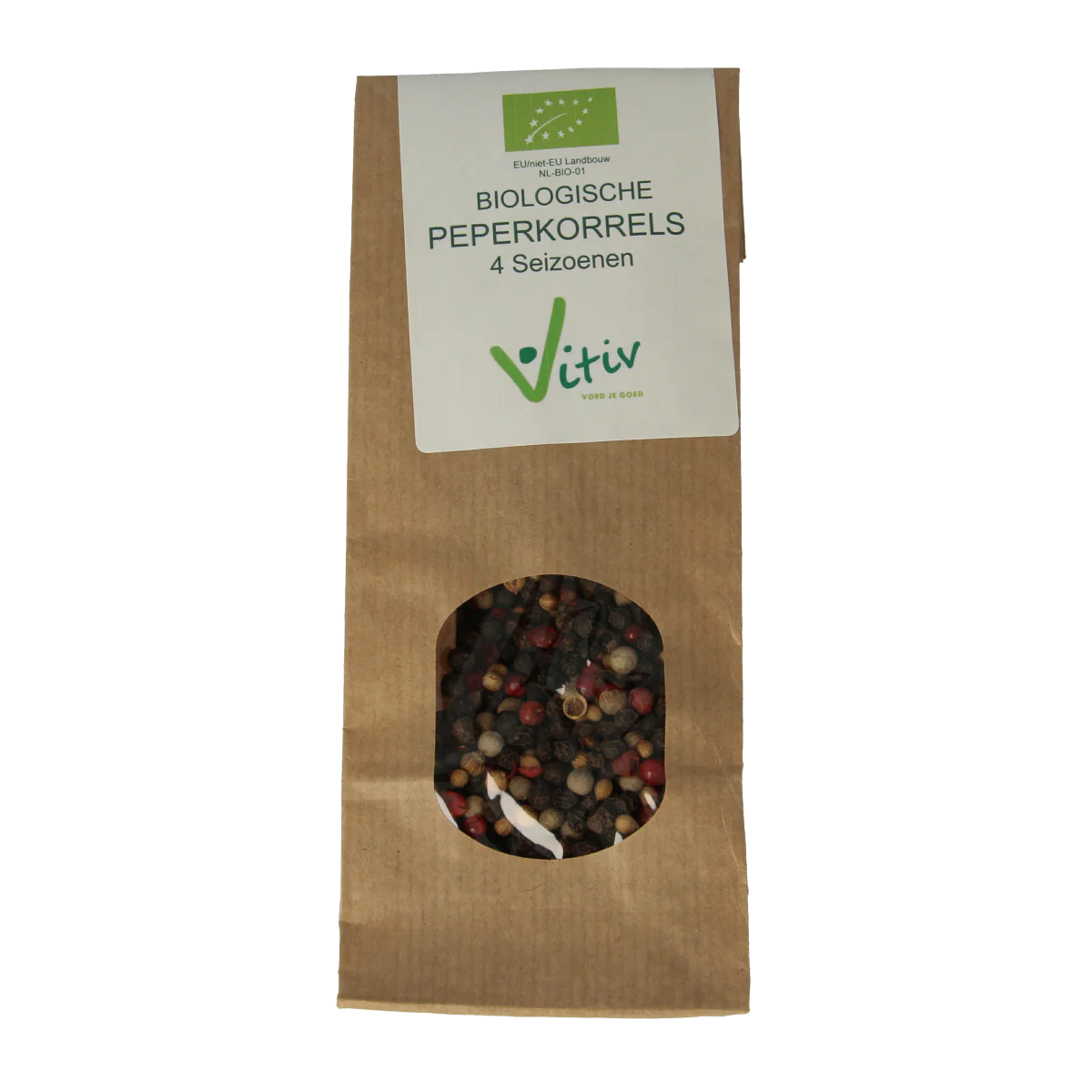 Vitiv Peperkorrels 4 seizoenen bio 40.00 Gram