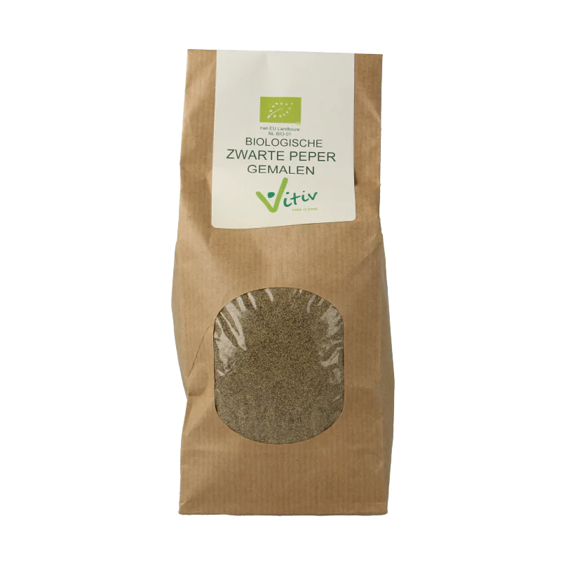 Vitiv Peper gemalen zwart bio 250 Gram