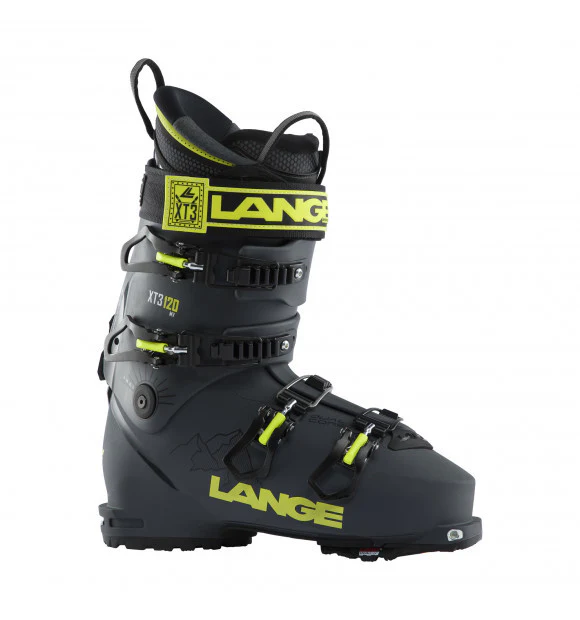 Lange XT3 Free 120 MV GW freeride skischoenen grijs/geel heren