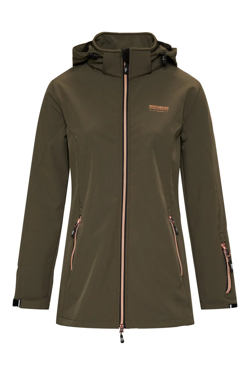 Nordberg Irene Softshell Ski Jas Dames – Groen