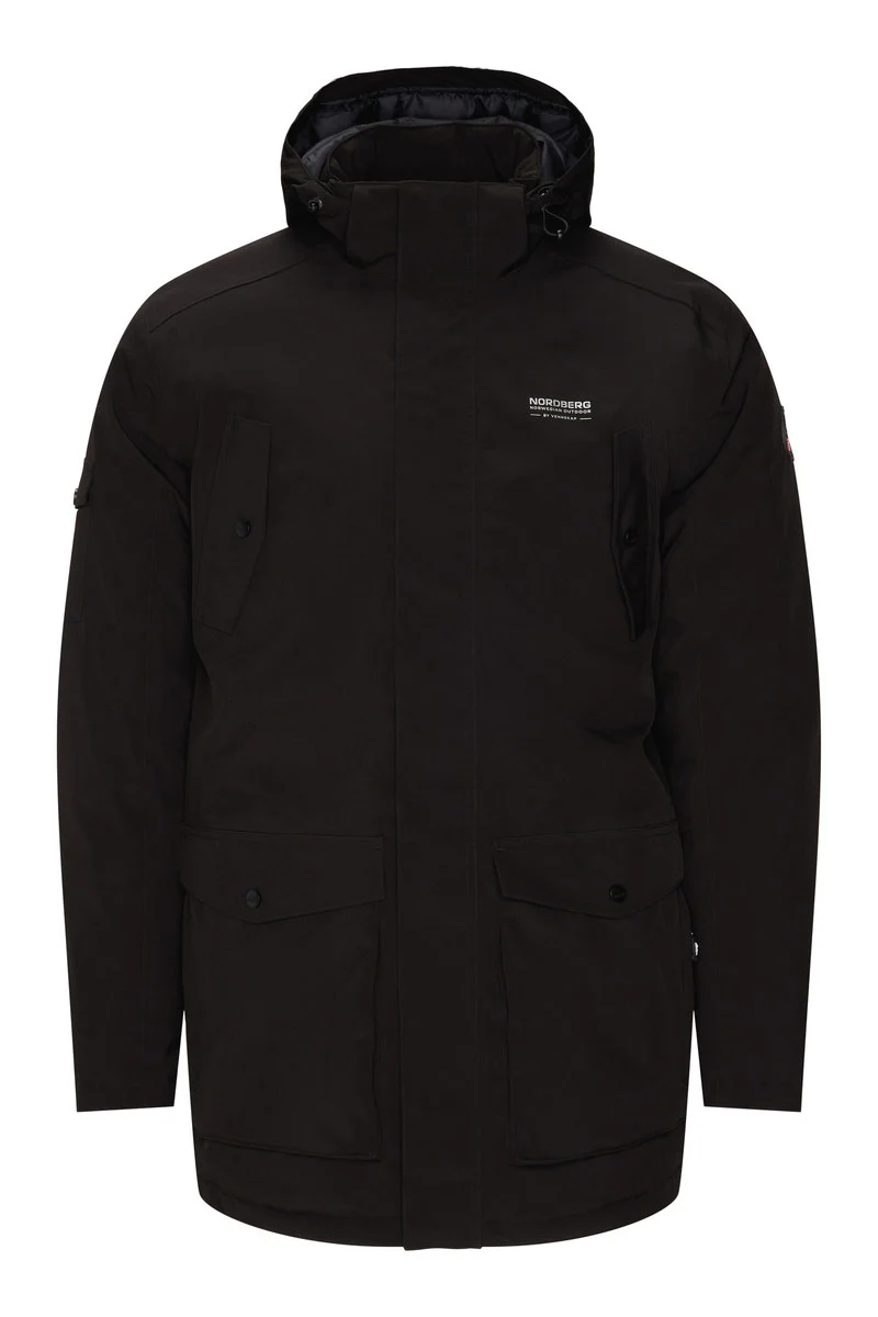 Nordberg Hallstein Parka Winterjas Heren – Zwart
