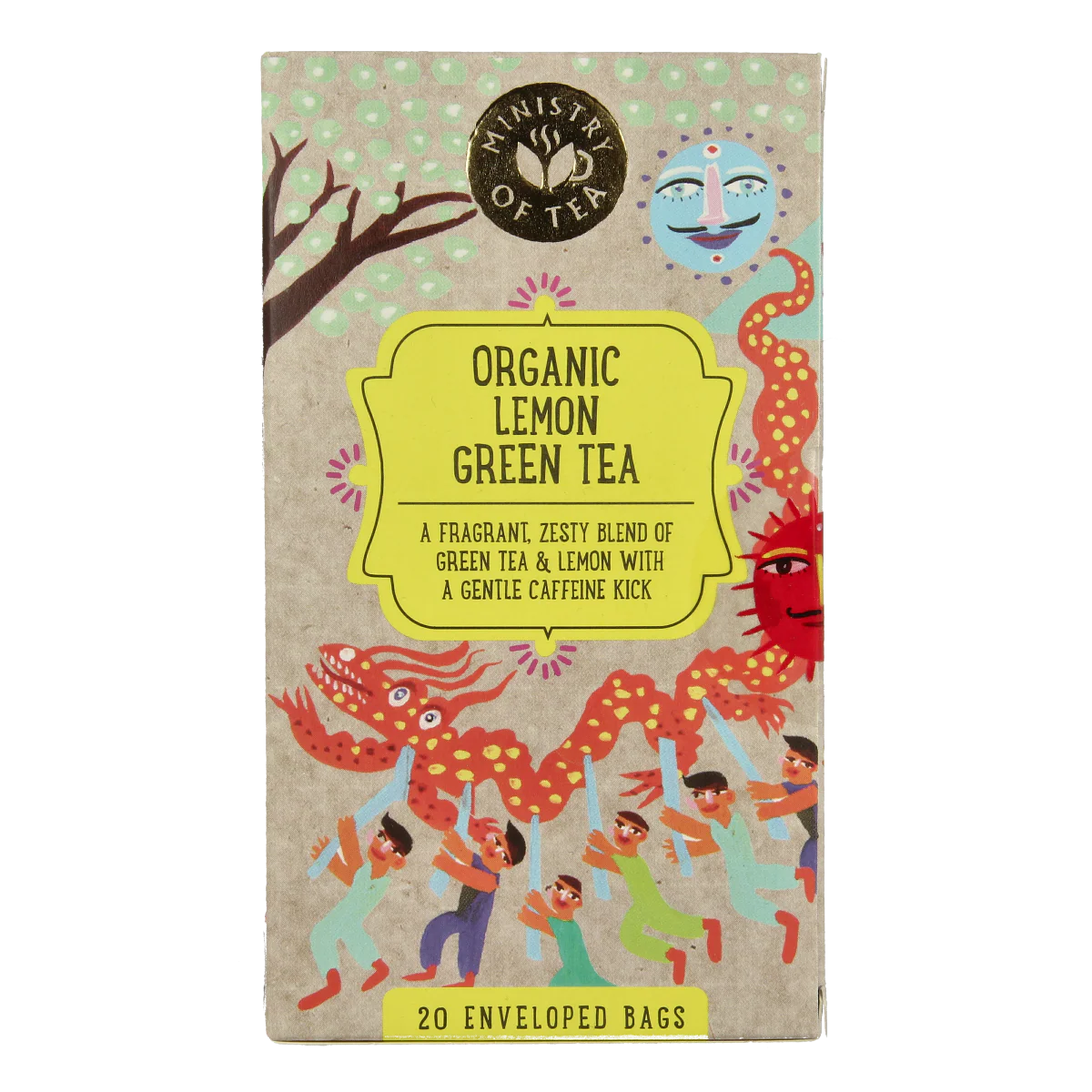 Ministry Of Tea Lemon green tea bio 20.00 Zakjes