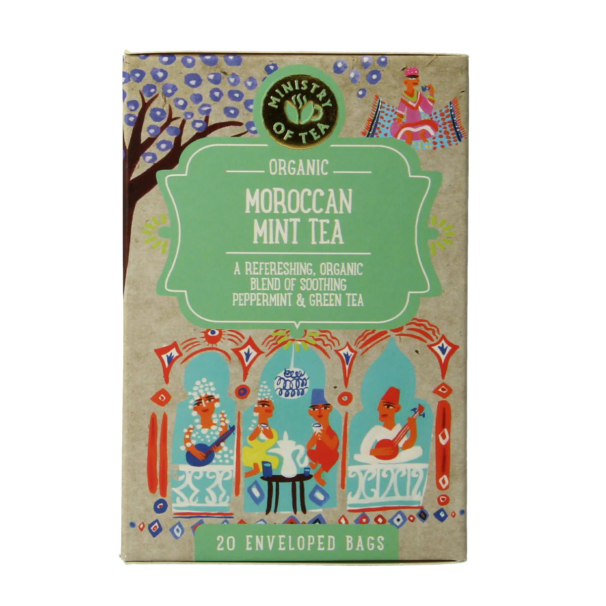 Ministry Of Tea Moroccan mint tea bio 20.00 Zakjes