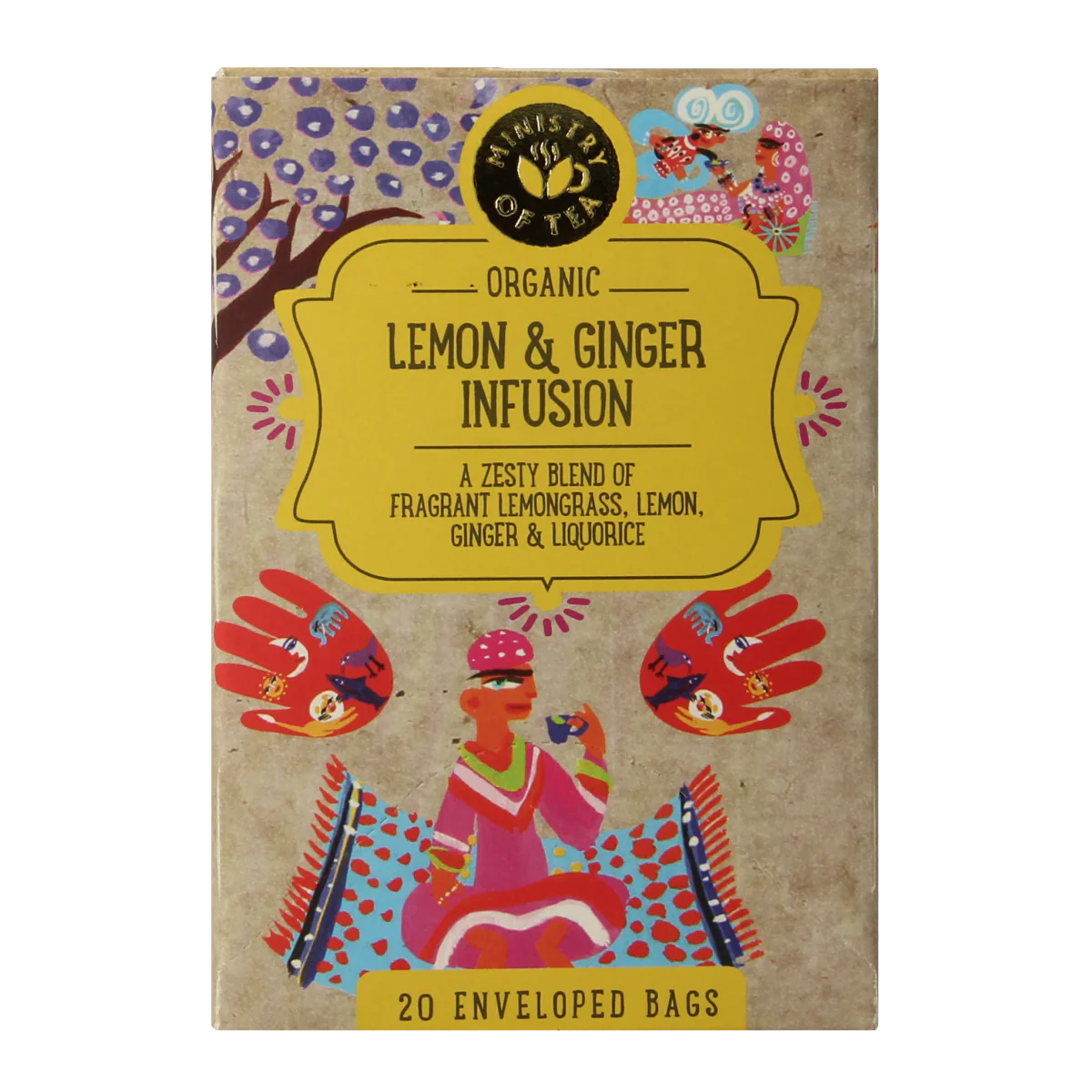Ministry Of Tea Lemon & ginger bio 20.00 Zakjes