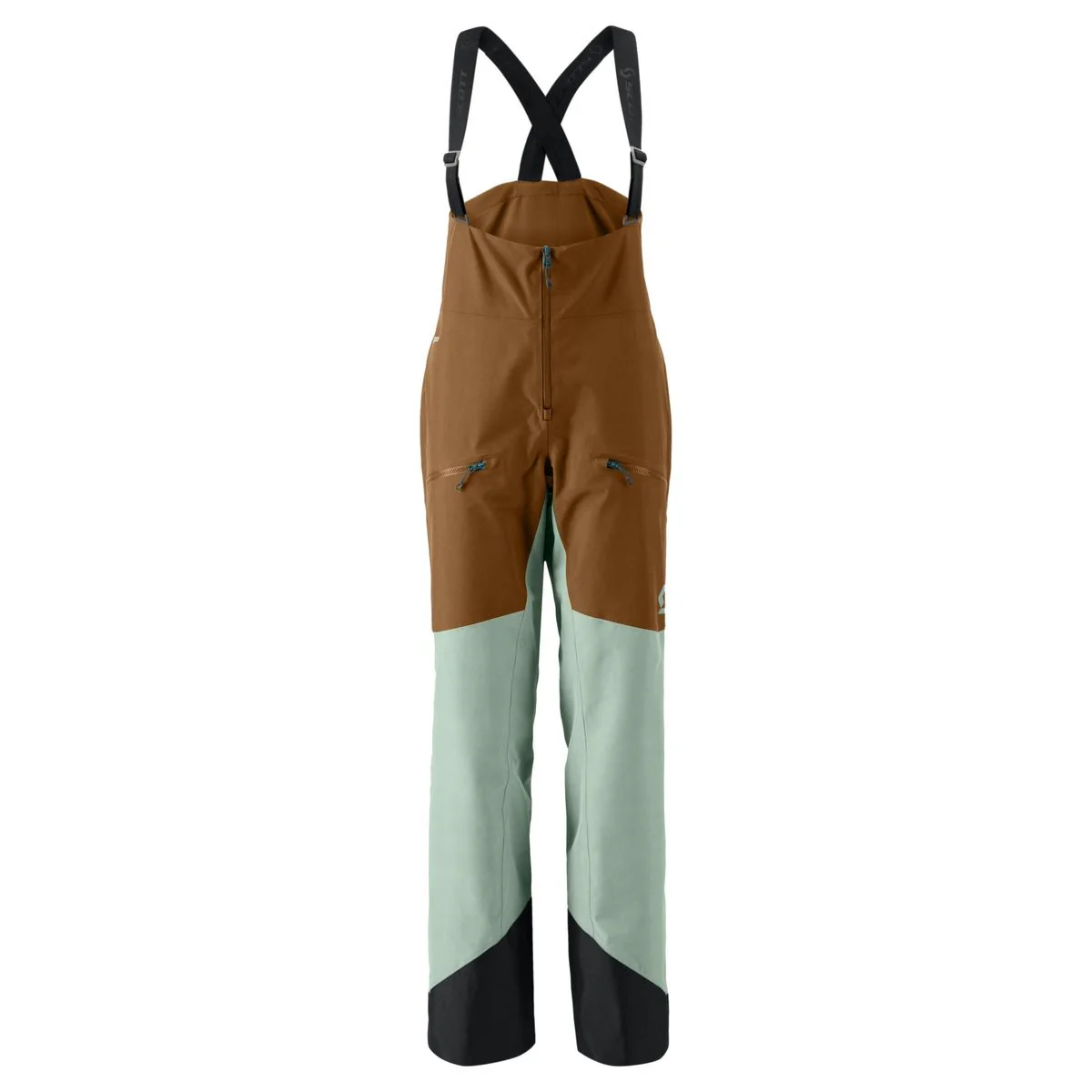 Scott Vertic GORE-TEX 2-Laags Skibroek Dames – Bruin/Groen