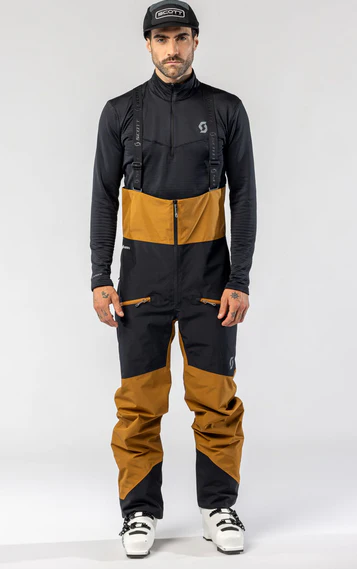 Scott Vertic Gore-Tex 2-Laags Skibroek Heren – Zwart/Bruin