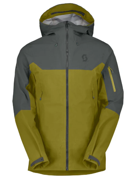 Scott Explorair 3-Laags Ski Jas Heren – Grijs/Groen