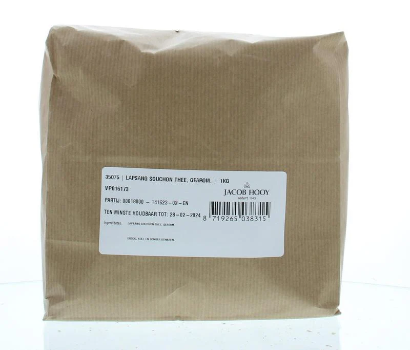 Jacob Hooy Lapsang souchon thee gearomatiseerd 1.00 Kilogram