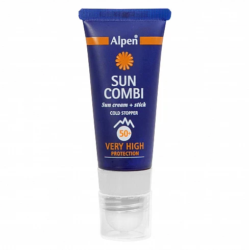 Alpen Sun Combi F50 Very High zonnebrand + lipstick 23,2 ml