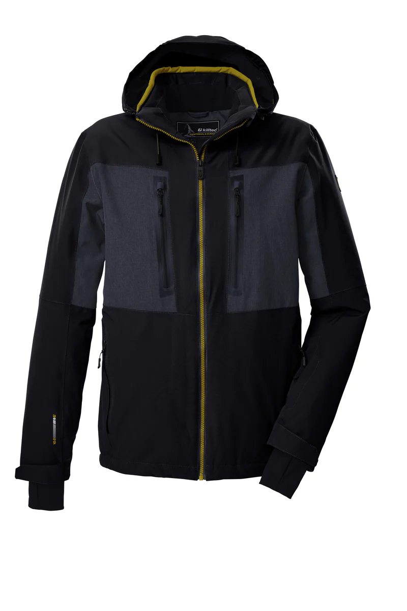 Killtec KSW 47 Ski Jas Heren – Zwart/Blauw