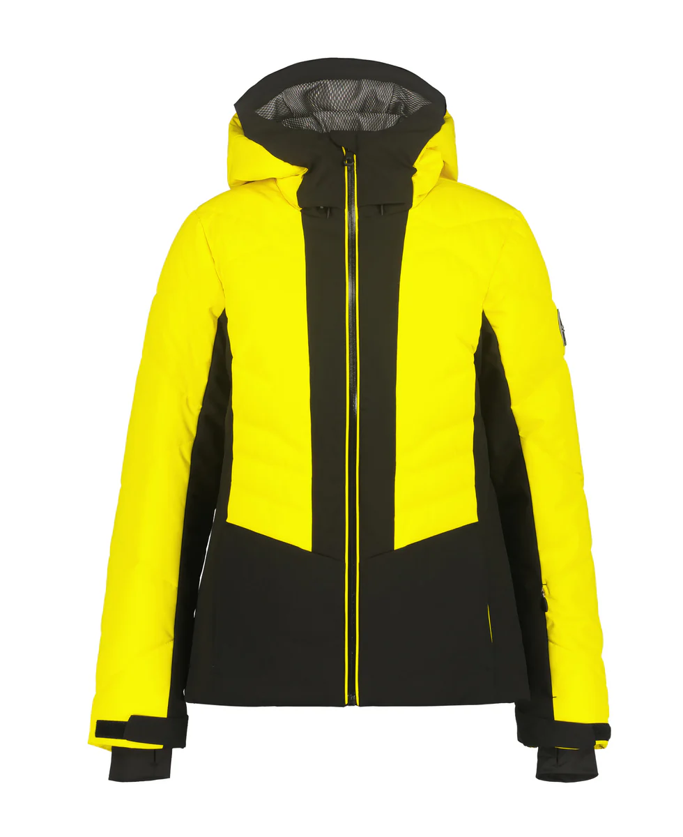 Icepeak Ellinwood Ski Jas Dames – Geel/Zwart