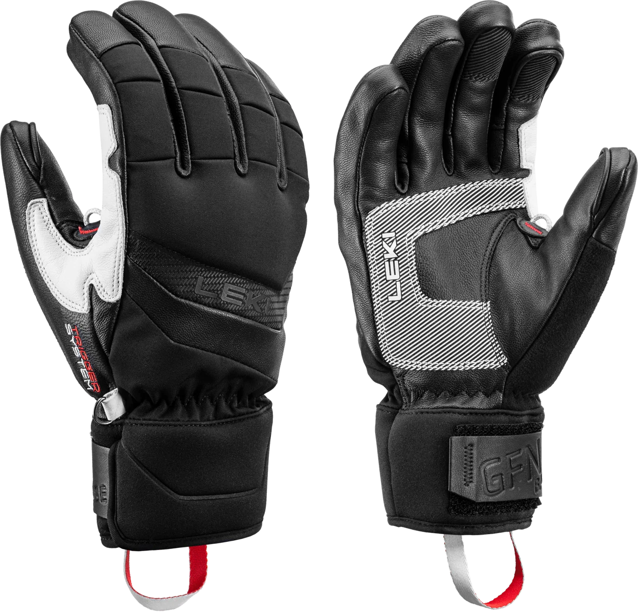 LEKI Griffin Base 3D Skihandschoenen – Zwart