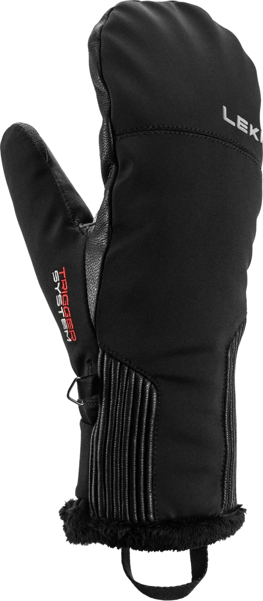 LEKI Vallarta 3D Mitten Skiwanten Dames – Zwart