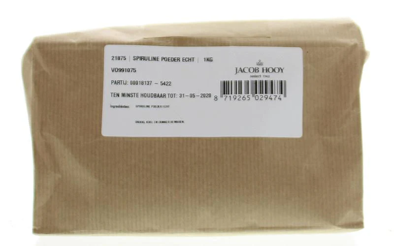 Jacob Hooy Spirulina poeder 1 Kilogram
