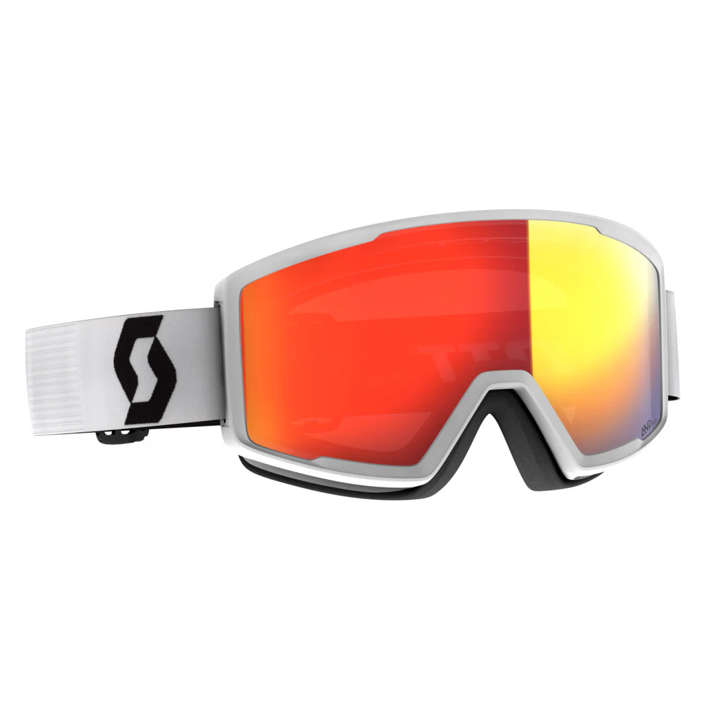 Scott Factor Pro Skibril – Wit/Zwart/Rood