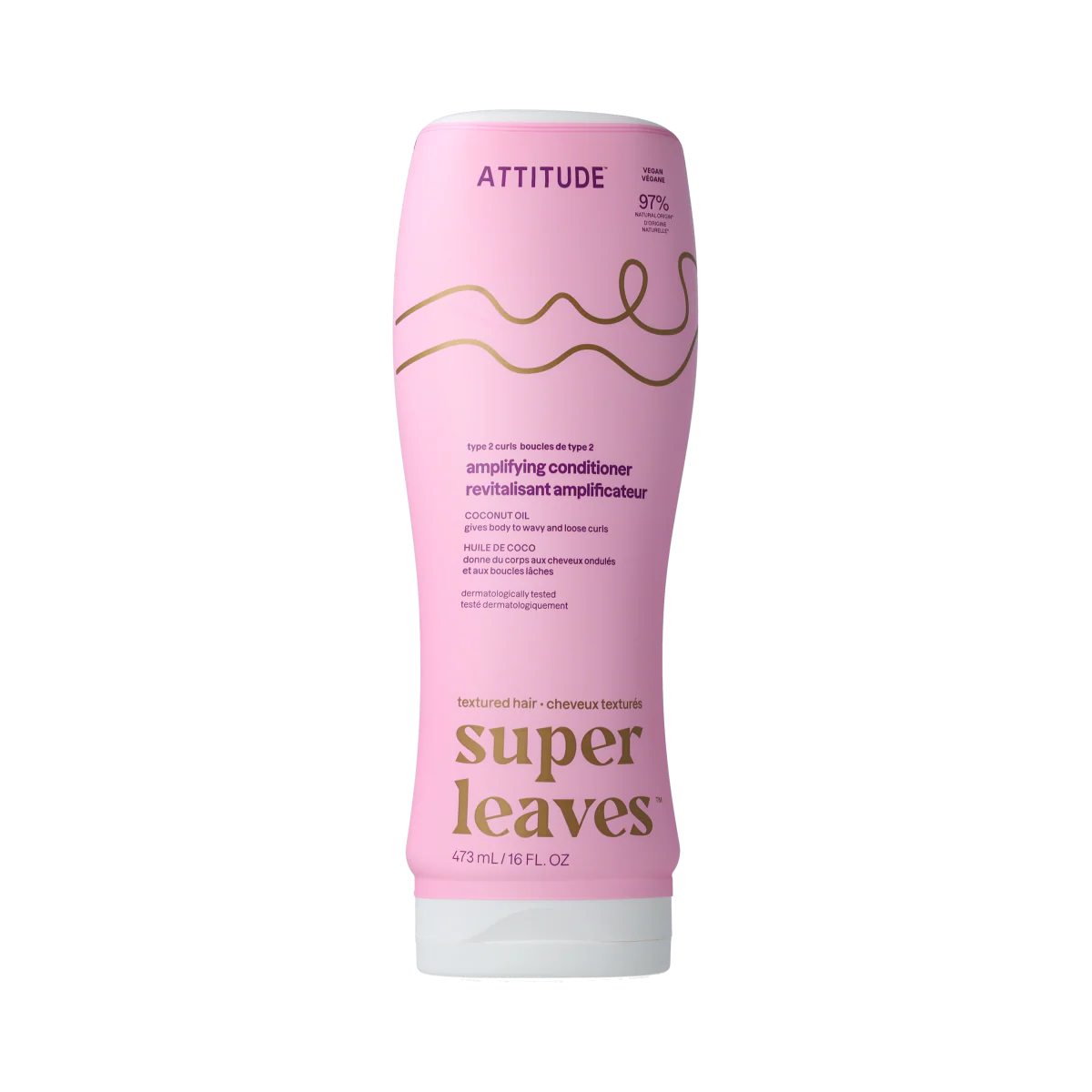 Attitude Conditioner coconut oil curl amplifying type 2 473.00 Milliliter