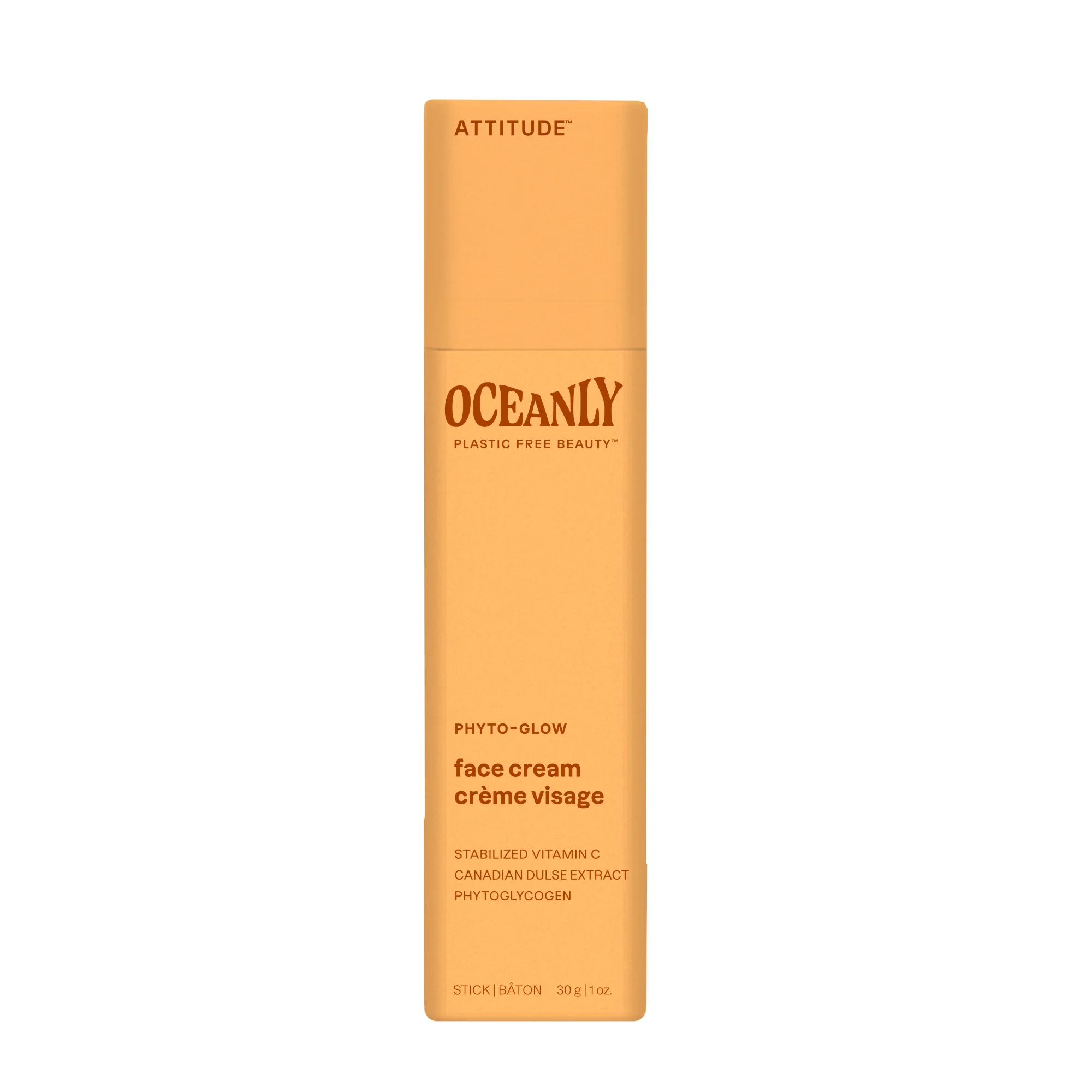 Attitude Oceanly phyto glow gezichtscreme stick 30 Gram