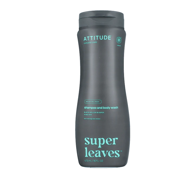 Attitude Shampoo & bodywash 2 in 1 super leaves 473 Milliliter