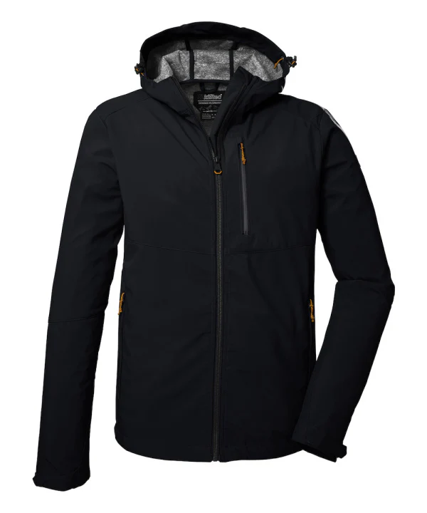 Killtec KOS 259 Softshelljas Heren – Zwart/Blauw