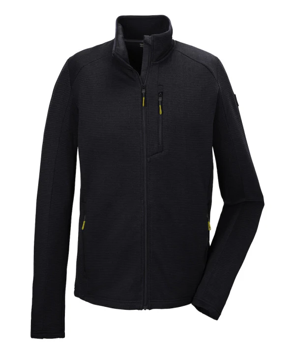 Killtec KOS 92 Flex Fleece Vest Heren – Zwart