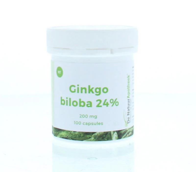 Natuurapotheek Ginkgo biloba 24% 200mg 100.00 Capsules